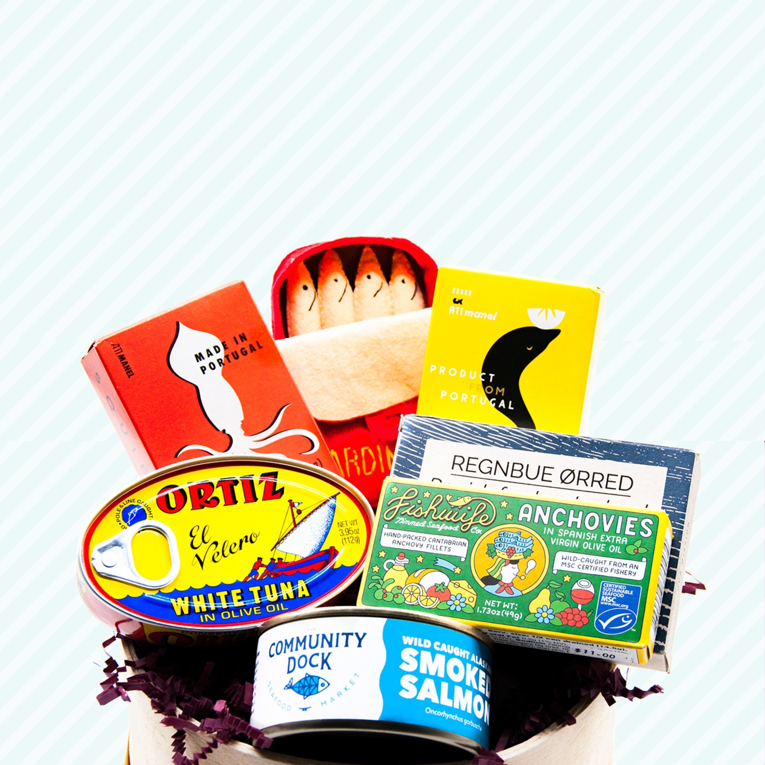 Feast of the Seven Fish'ish Tinned Fish Gift Basket | 5th Quarter